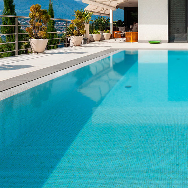 312x495mm Ezarri Pool Mosaic - Gemma Quartz 25mm Gloss