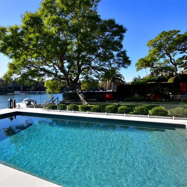 312x495mm Ezarri Pool Mosaic - Zen Stone Bali Stone 25mm Matt