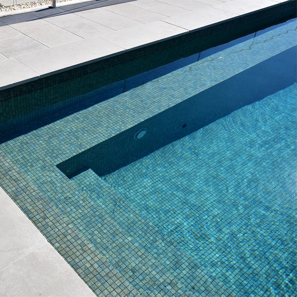 312x495mm Ezarri Pool Mosaic - Zen Stone Bali Stone 25mm Matt