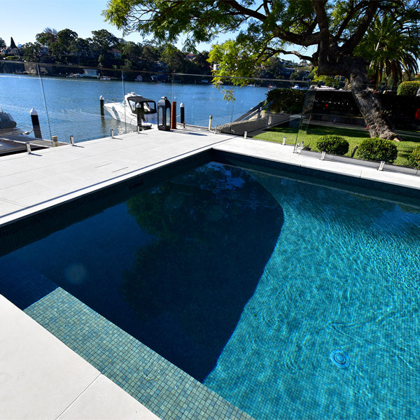 312x495mm Ezarri Pool Mosaic - Zen Stone Bali Stone 25mm Matt