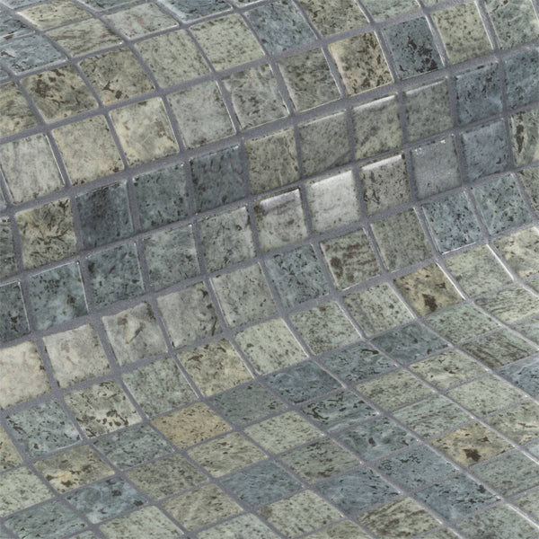 312x495mm Ezarri Pool Mosaic - Zen Stone Bali Stone 25mm Matt