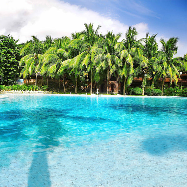 365x365mm Ezarri Pool Mosaic - Zen Stone Carrara 50mm Matt