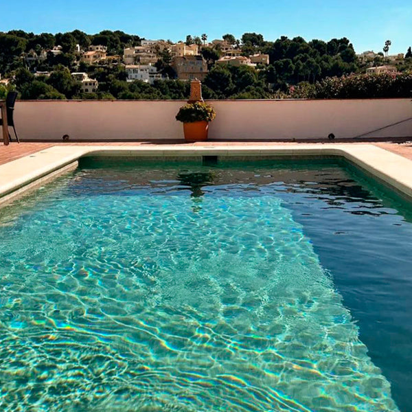 312x495mm Ezarri Pool Mosaic - Zen Stone Creamstone 25mm Safe (Anti-Slip)