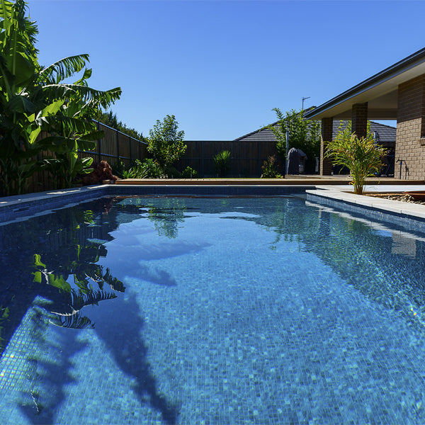 312x495mm Ezarri Pool Mosaic - Zen Stone Dolerite 25mm Matt