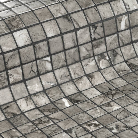 312x495mm Ezarri Pool Mosaic - Zen Stone Fior di Bosco 25mm Safe (Anti-Slip)