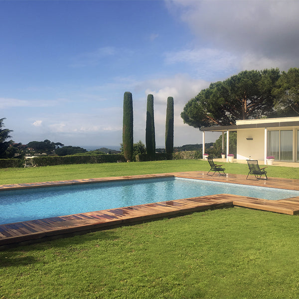 312x495mm Ezarri Pool Mosaic - Zen Stone Makauba 25mm Matt