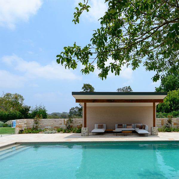 312x495mm Ezarri Pool Mosaic - Zen Wood Pale Cheery 25mm Safe (Anti-Slip)