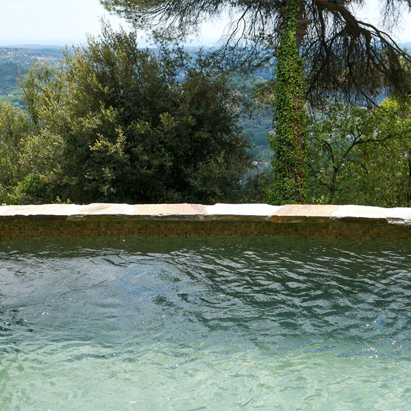 312x495mm Ezarri Pool Mosaic - Zen Stone Wood Palisandro 25mm Matt