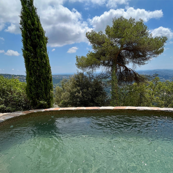 312x495mm Ezarri Pool Mosaic - Zen Stone Wood Palisandro 25mm Matt