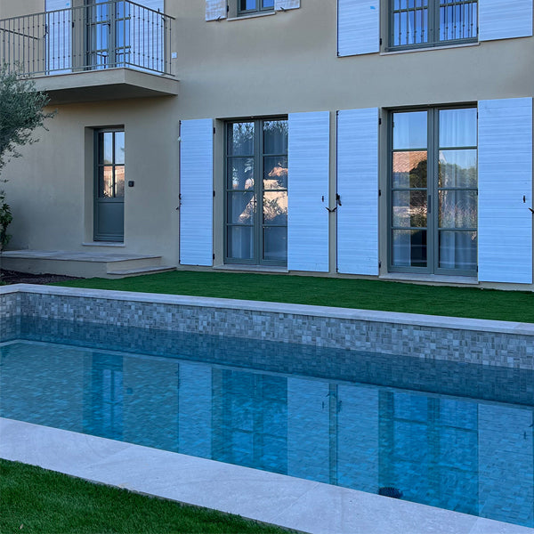 365x365mm Ezarri Pool Mosaic - Zen Stone Sarsen 50mm Matt