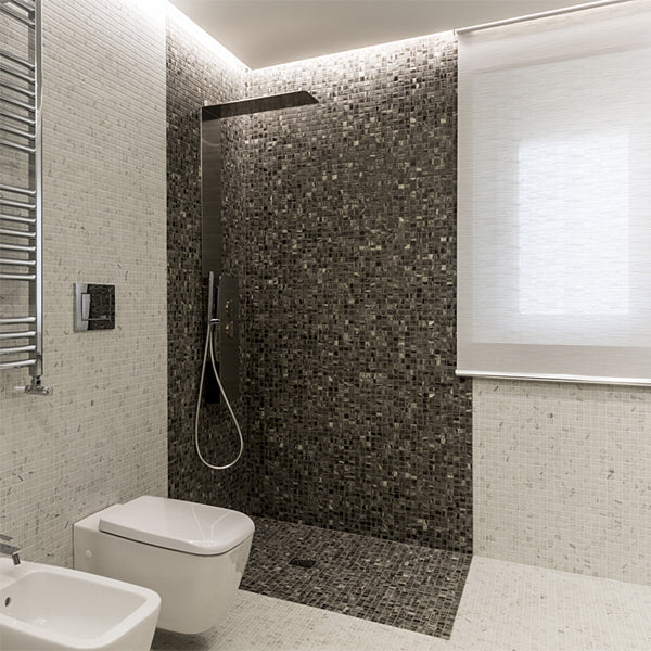 312x495mm Ezarri Pool Mosaic - Zen Stone Tigrato 25mm Safe (Anti-Slip)