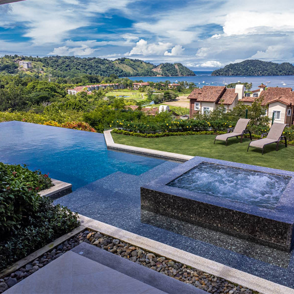 312x495mm Ezarri Pool Mosaic - Zen Stone Tigrato 25mm Safe (Anti-Slip)