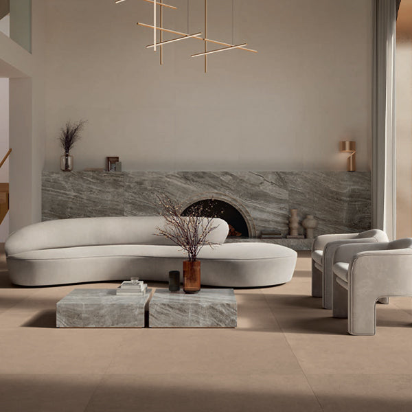 600x600mm Ariostea (Iris FMG) - Balance Tan Natural
