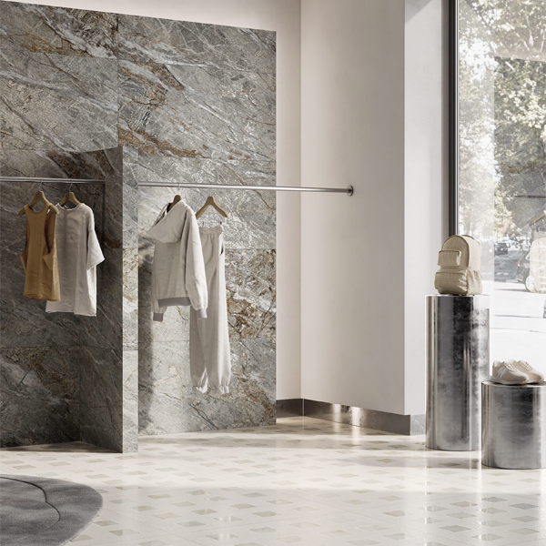 604x1208mm Ceramica Fioranese - The Blend Grey Blue Stone