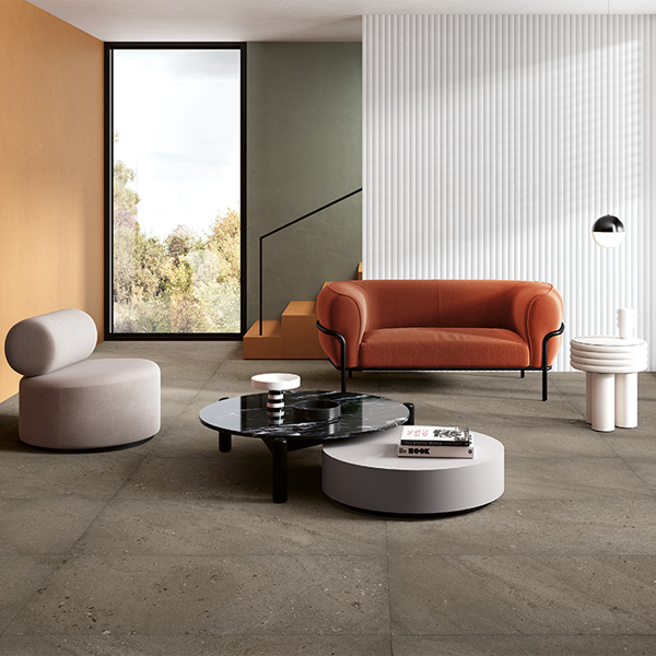 604x604mm Ceramica Fioranese - I Ciottoli Sabbia Antracite