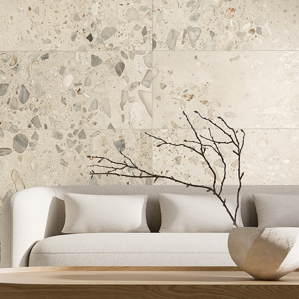 302x604mm Ceramica Fioranese - I Ciottoli Sassi Avorio Levigato