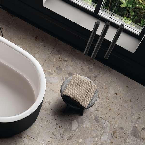 604x1208mm Ceramica Fioranese - I Ciottoli Sassi Grigio