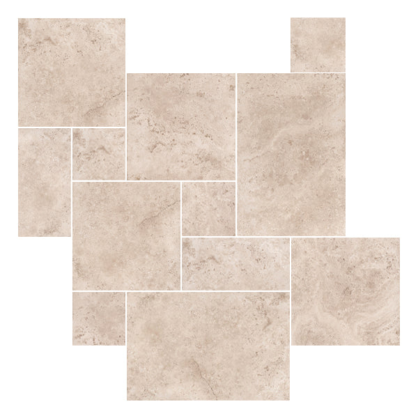 Cerdomus - Tibur Cross-Cut Tufo Modular (French Pattern)
