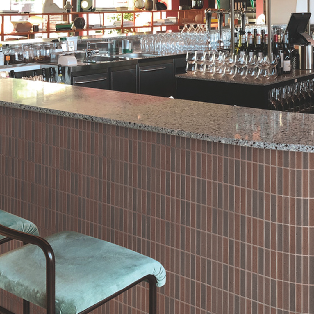 60x240mm GNS - Muretti Clay Decor Chocolate