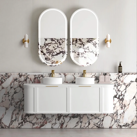 Otti - 1488wx450hx452d Hampshire Satin White 1500mm Wall Hung Vanity (Cabinet Only)