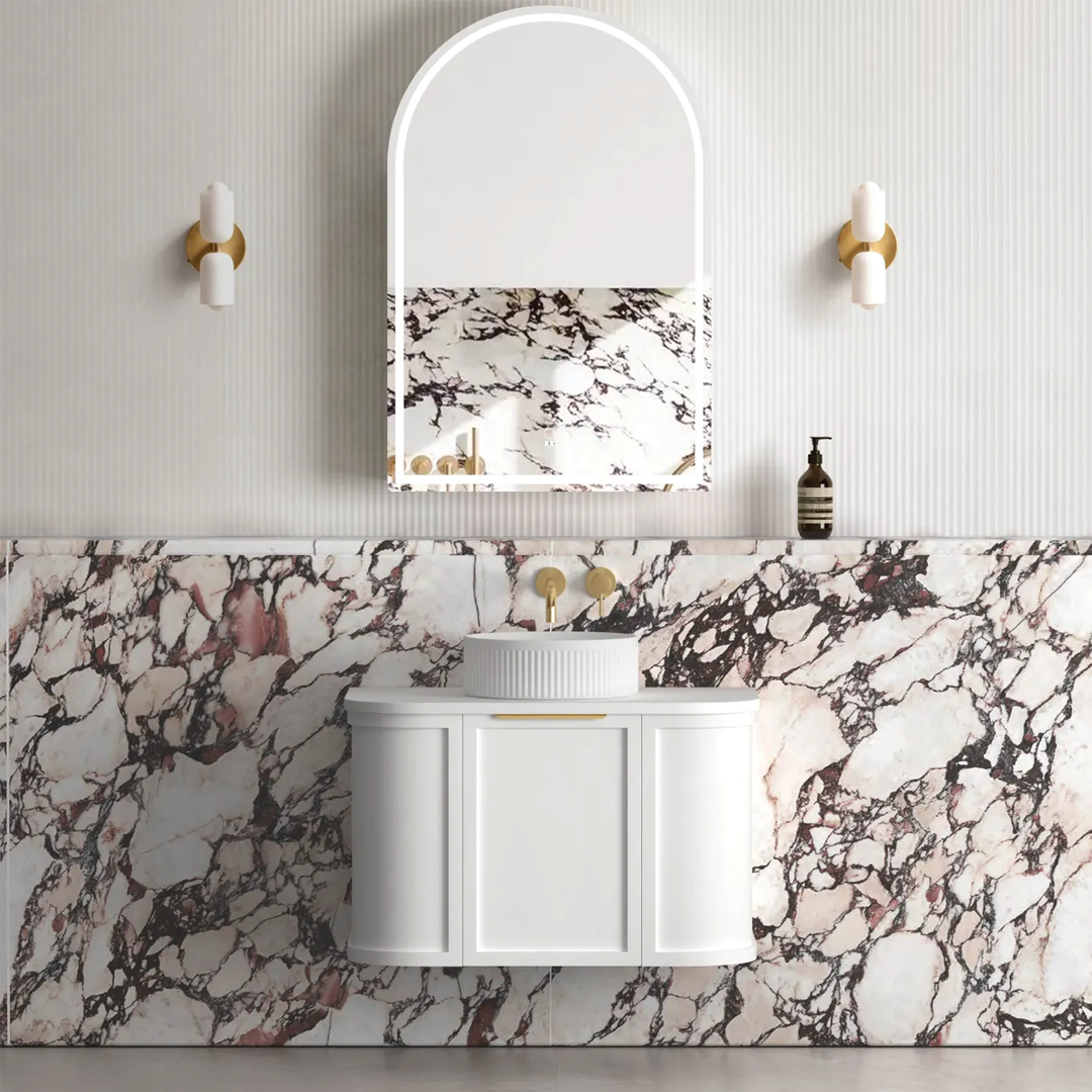 Otti - 738wx450hx452d Hampshire Satin White 750mm Wall Hung Vanity (Cabinet Only)