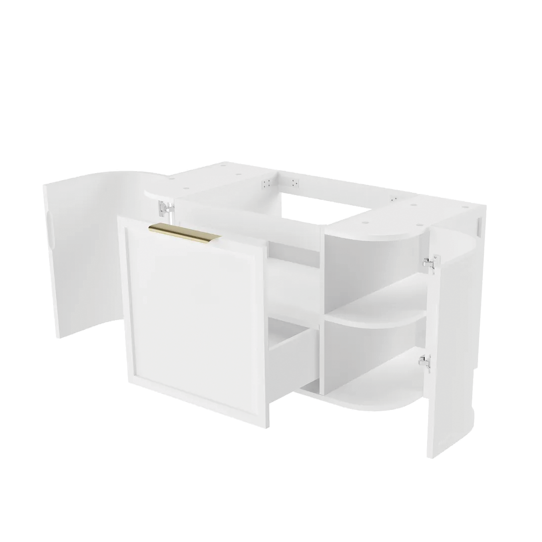 Otti - 888wx450hx452d Hampshire Satin White 900mm Wall Hung Vanity (Cabinet Only)