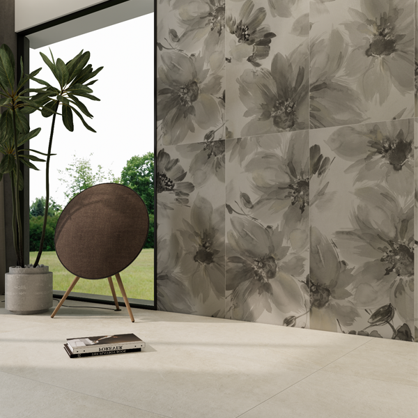 600x1200mm Tile One - Botanica Hibiscus