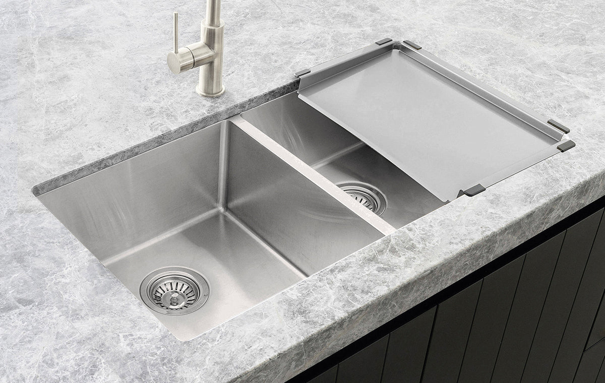 Meir Lavello Dish Draining Tray PVD Brushed Nickel