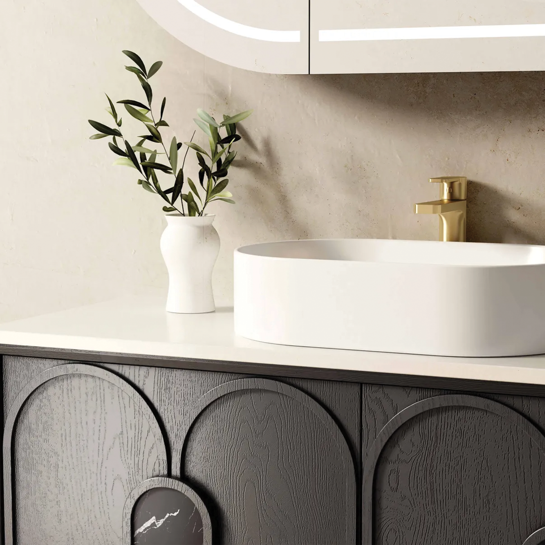 Otti - 1190wx550hx460d Laguna 1200mm Black Oak Wall Hung Vanity (Cabinet Only)