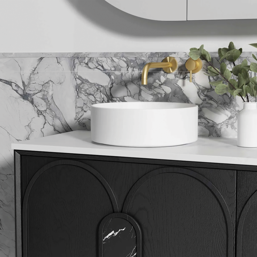 Otti - 1490wx550hx460d Laguna 1500mm Black Oak Wall Hung Vanity (Cabinet Only)
