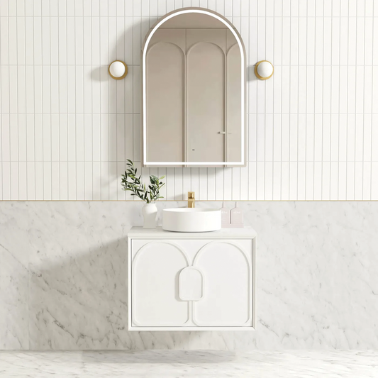 Otti - 740wx550hx460d Laguna 750mm White Matt Mark II Wall Hung Vanity (Cabinet Only)