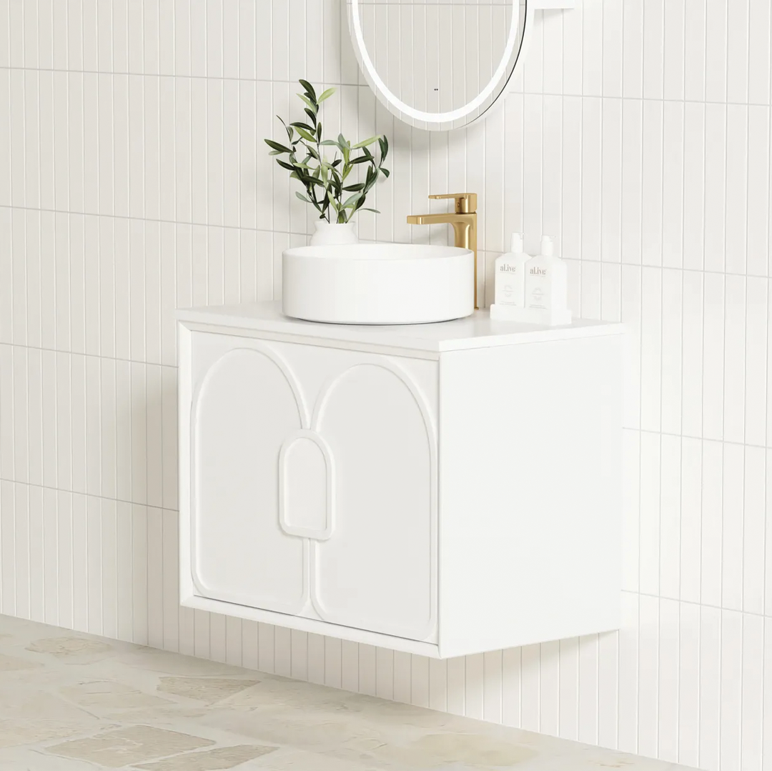 Otti - 740wx550hx460d Laguna 750mm White Matt Mark II Wall Hung Vanity (Cabinet Only)