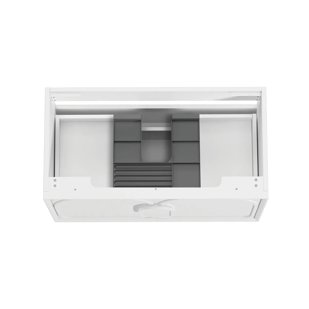 Otti - 890wx550hx460d Laguna 900mm Matt White Mark II Wall Hung Vanity (Cabinet Only)
