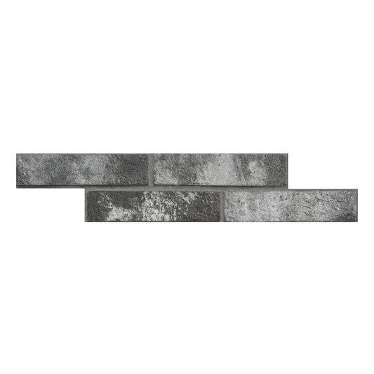 60x250mm Rondine - London Charcoal Bricks