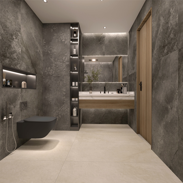 600x1200mm Tile One - Botanica Lotus