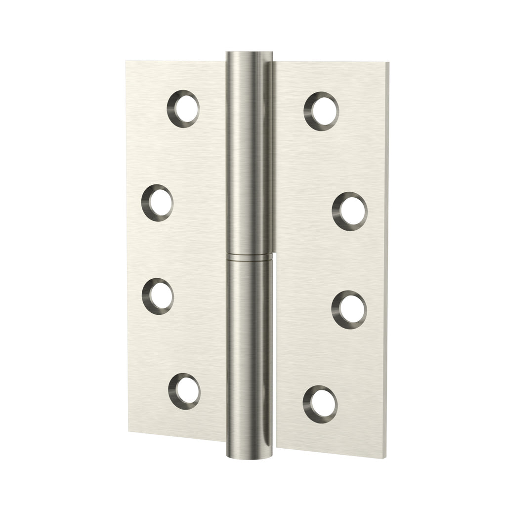 Lift off door hinge - right side - PVD Brushed Nickel (SKU: MDH-H2R-PVDBN) by Meir