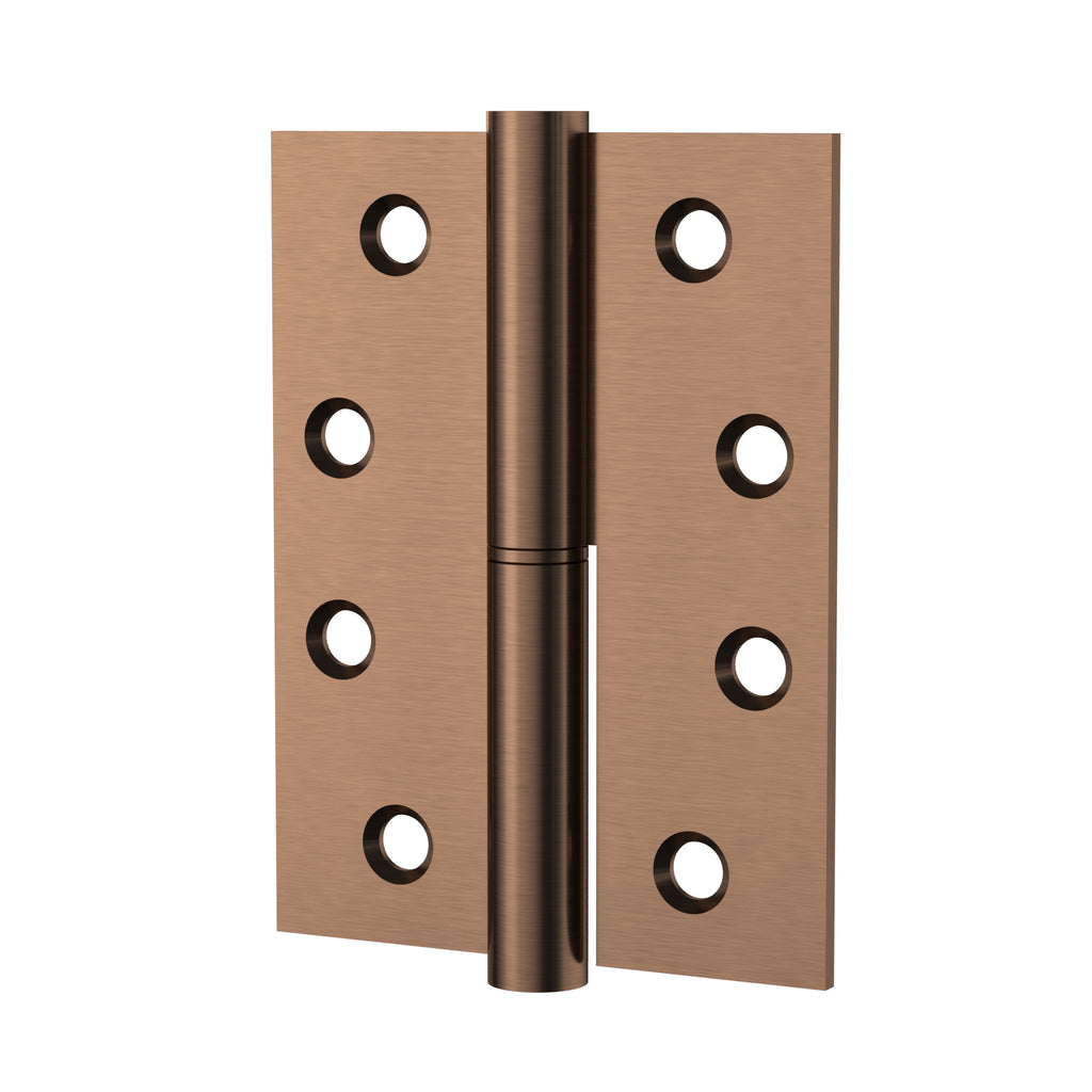Lift off door hinge - right side - PVD Lustre Bronze (SKU: MDH-H2R-PVDBZ) by Meir