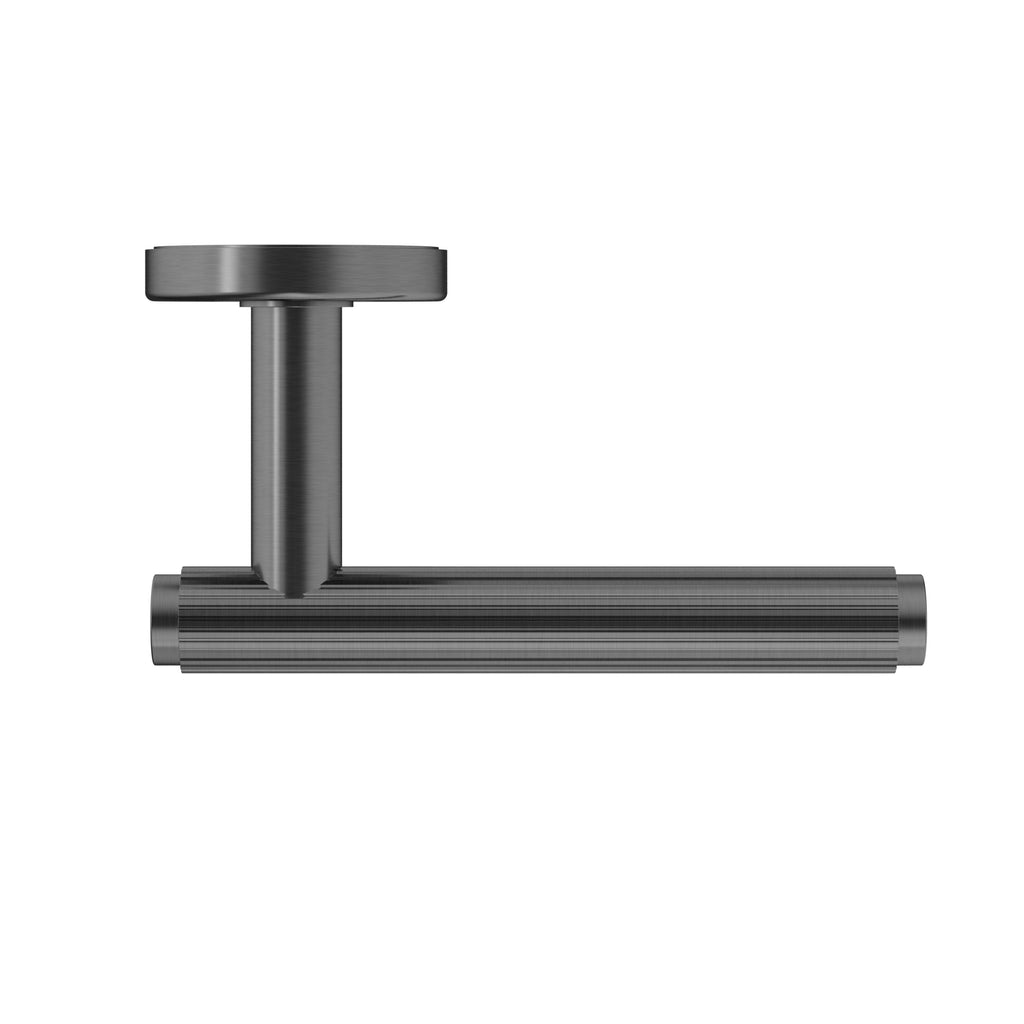 Öppen Linear Lever Door Handle - passage - PVD Shadow (SKU: MDH1-PA-PVDGM) by Meir