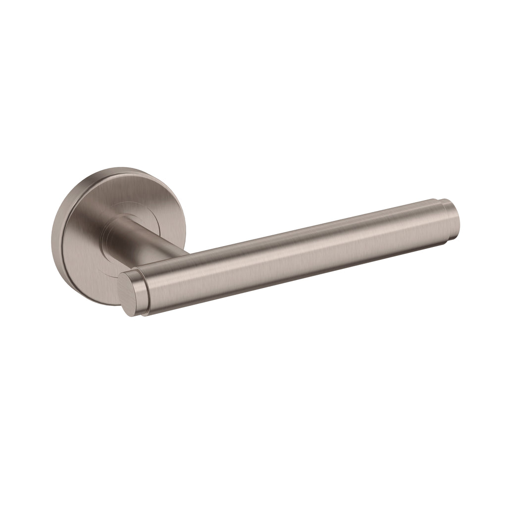 Öppen Brushed Lever Door Handle passage - PVD Champagne (SKU: MDH2-PA-CH) by Meir