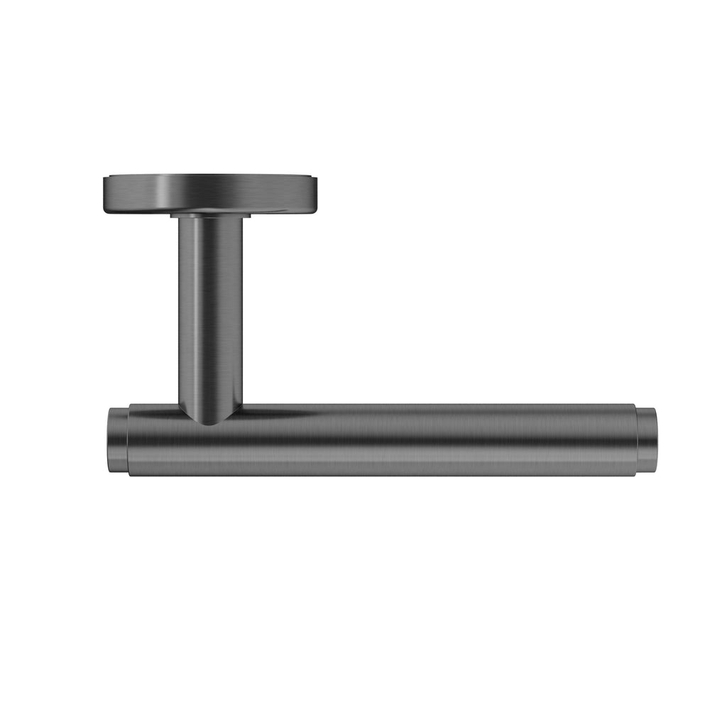Öppen Brushed Lever Door Handle passage - PVD Shadow (SKU: MDH2-PA-PVDGM) by Meir
