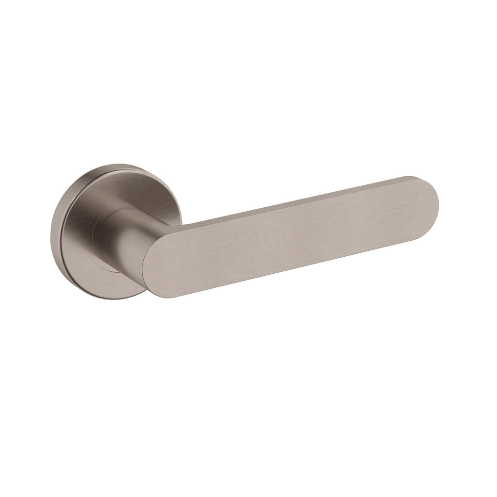 Curvaé Flat Lever Door Handle - passage - PVD Champagne (SKU: MDH3-PA-CH) by Meir