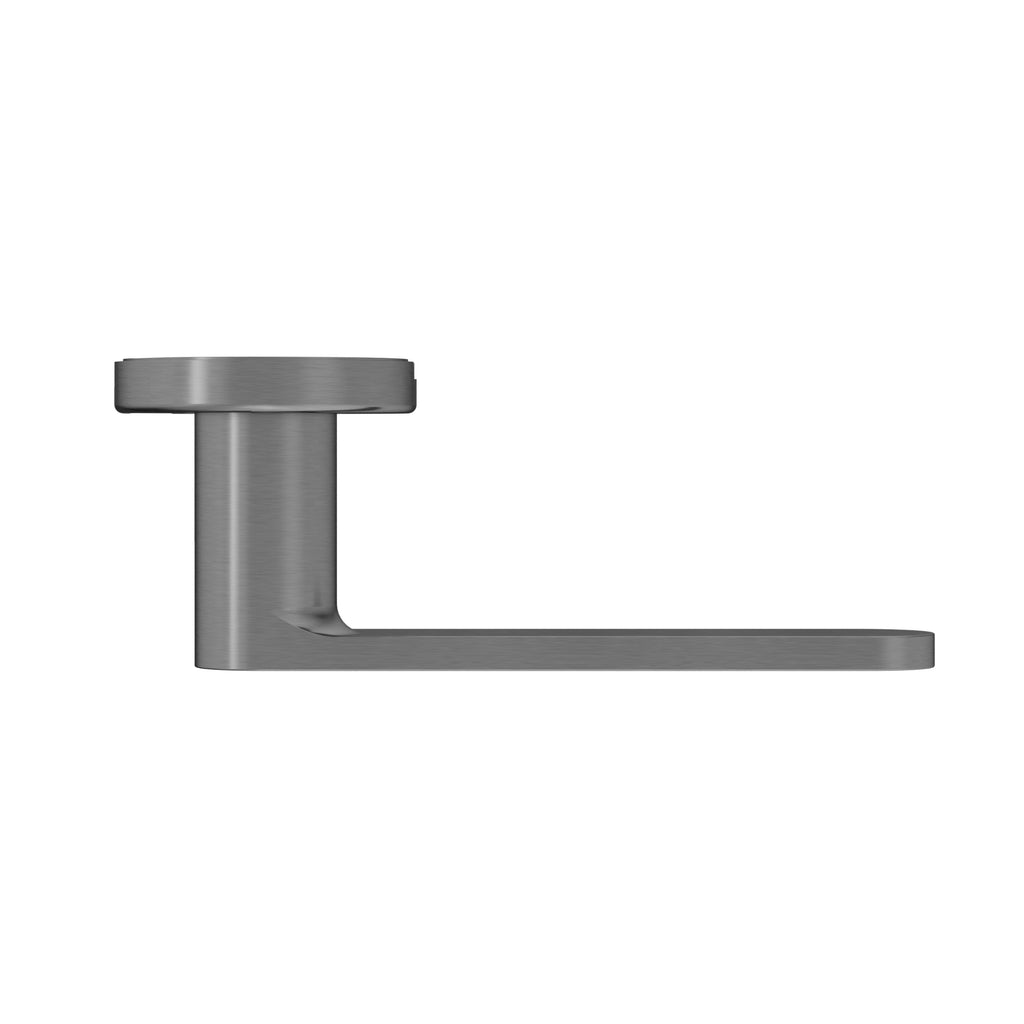 Curvaé Flat Lever Door Handle - passage - PVD Shadow (SKU: MDH3-PA-PVDGM) by Meir