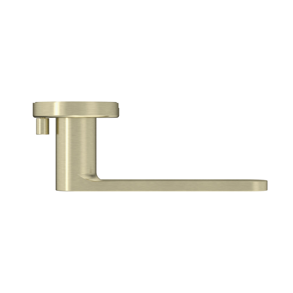 Curvaé Flat Lever Door Handle - privacy - PVD Tiger Bronze (SKU: MDH3-PR-PVDBB) by Meir