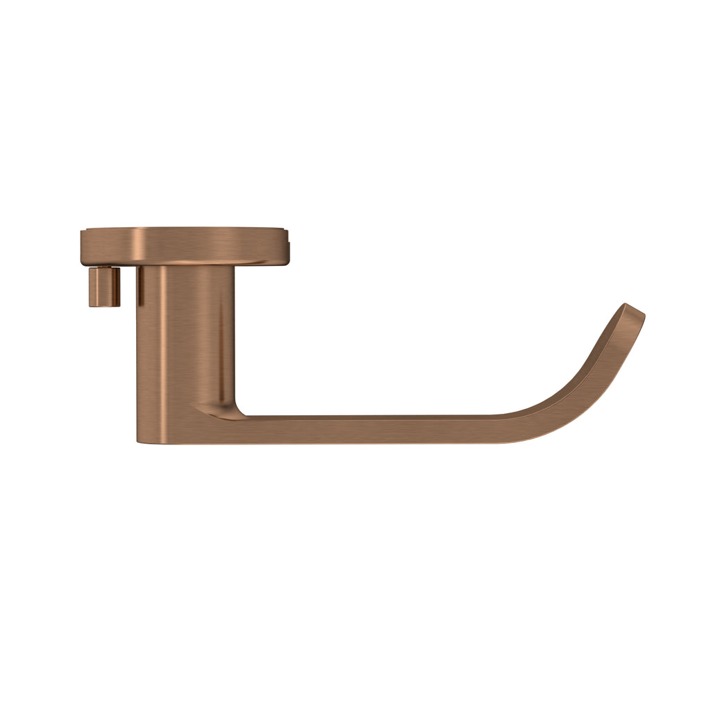 Curvaé Return Lever Door Handle - privacy - PVD Lustre Bronze (SKU: MDH4-PR-PVDBZ) by Meir