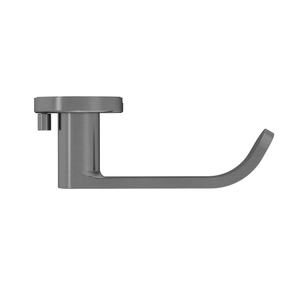 Curvaé Return Lever Door Handle - privacy - PVD Shadow (SKU: MDH4-PR-PVDGM) by Meir