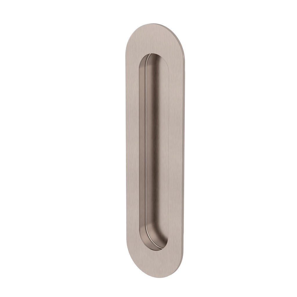 Curvaé Oval Flush Pull - passage - PVD Champagne (SKU: MDH6-PA-CH) by Meir