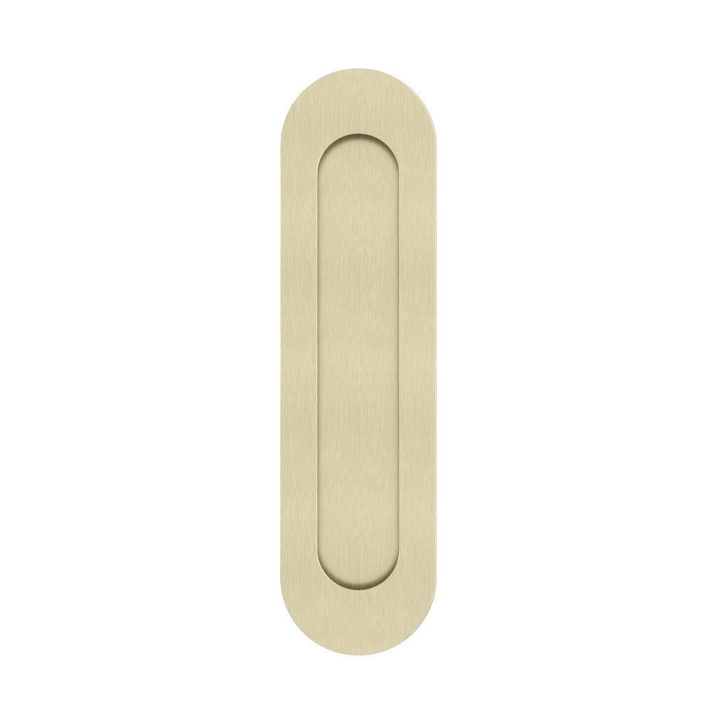 Curvaé Oval Flush Pull - passage - PVD Tiger Bronze (SKU: MDH6-PA-PVDBB) by Meir