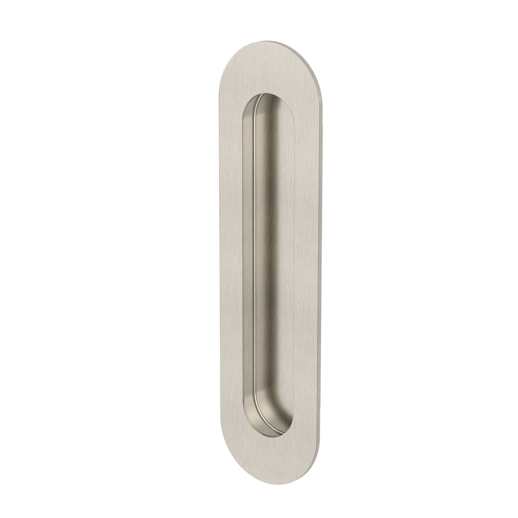 Curvaé Oval Flush Pull - passage - PVD Brushed Nickel (SKU: MDH6-PA-PVDBN) by Meir
