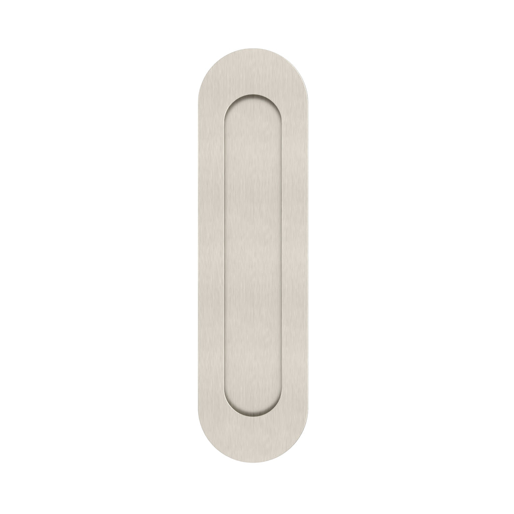Curvaé Oval Flush Pull - passage - PVD Brushed Nickel (SKU: MDH6-PA-PVDBN) by Meir