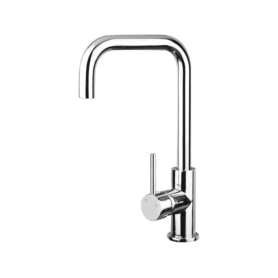 Elite Design Studio -  Meir Round Kitchen Mixer Tap Polished Chrome